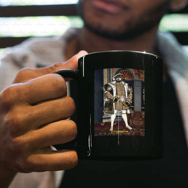 Personalized Dog Gift Idea - Royal Dog's Portrait 54 For Dog Lovers - Black Mug